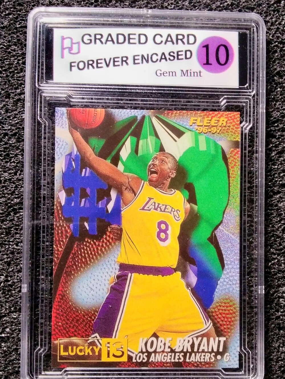 Kobe Bryant Los Angeles Lakers Lucky 13 Basketball Rookie Card